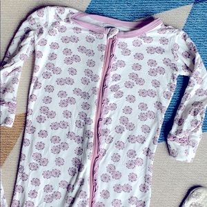 Kickee Pants 18-24 month zipper footie ruffle